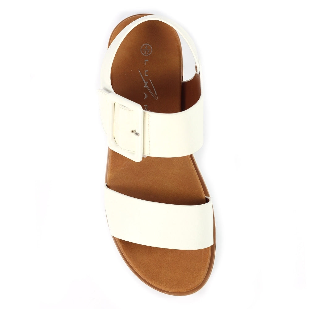 Lunar - Cher White Sandal