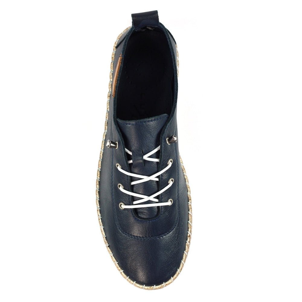 Lunar - Evie Navy Plimsoll