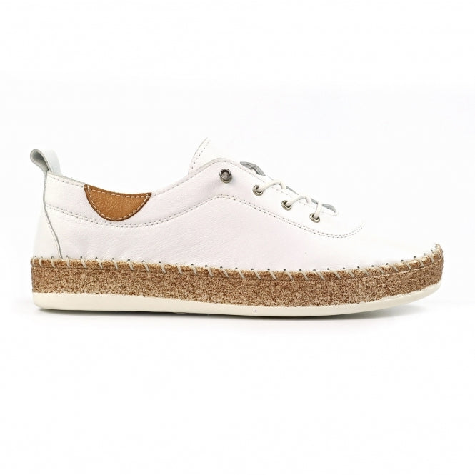 Lunar - Evie White Plimsoll