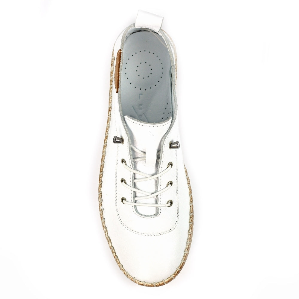 Lunar - Evie White Plimsoll