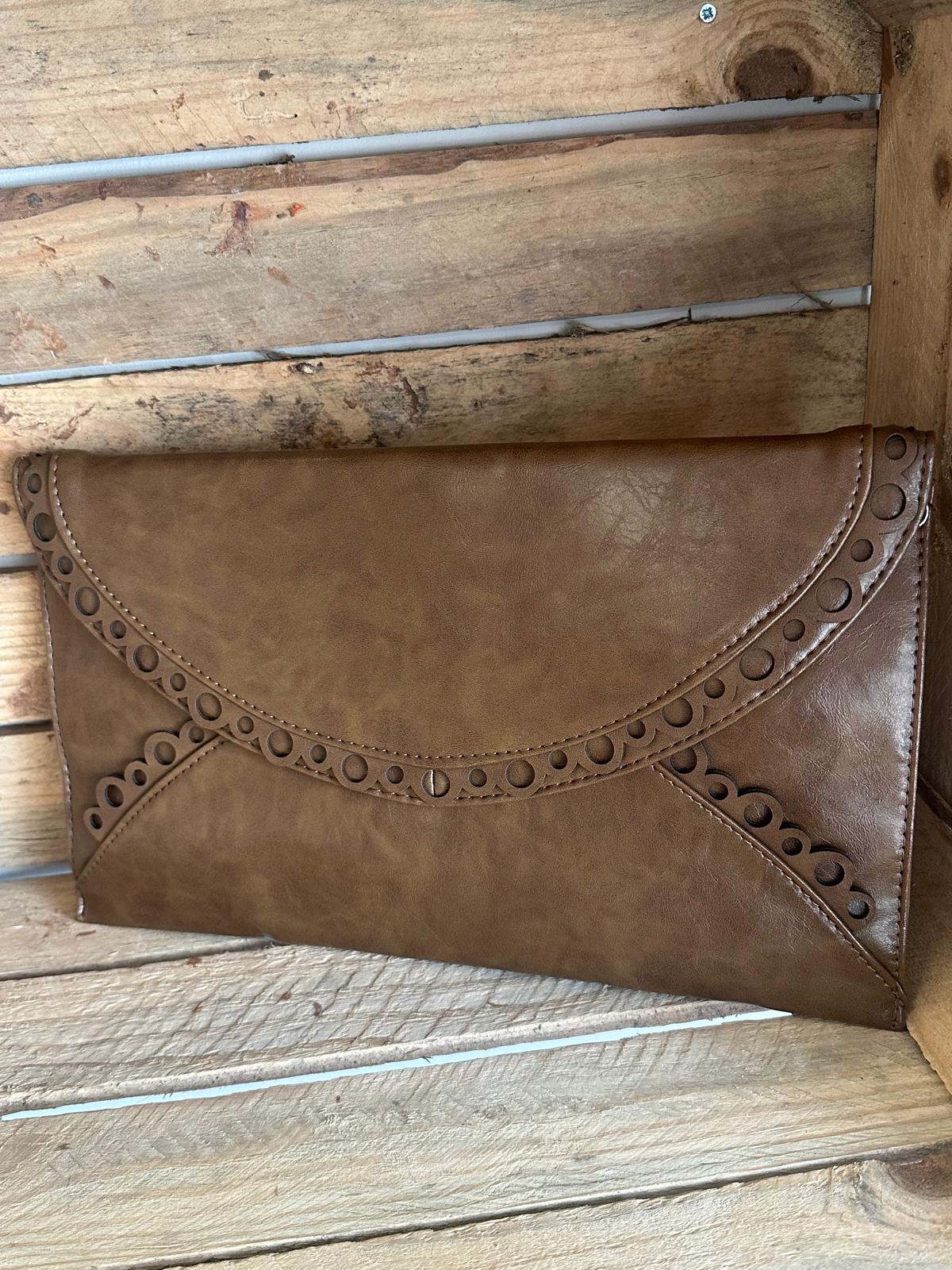 Clutch Bag - Brown