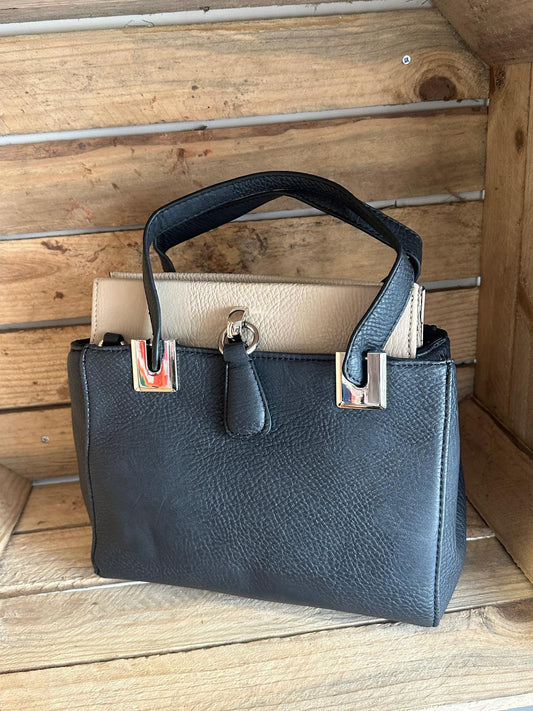 Square Handbag - Grey