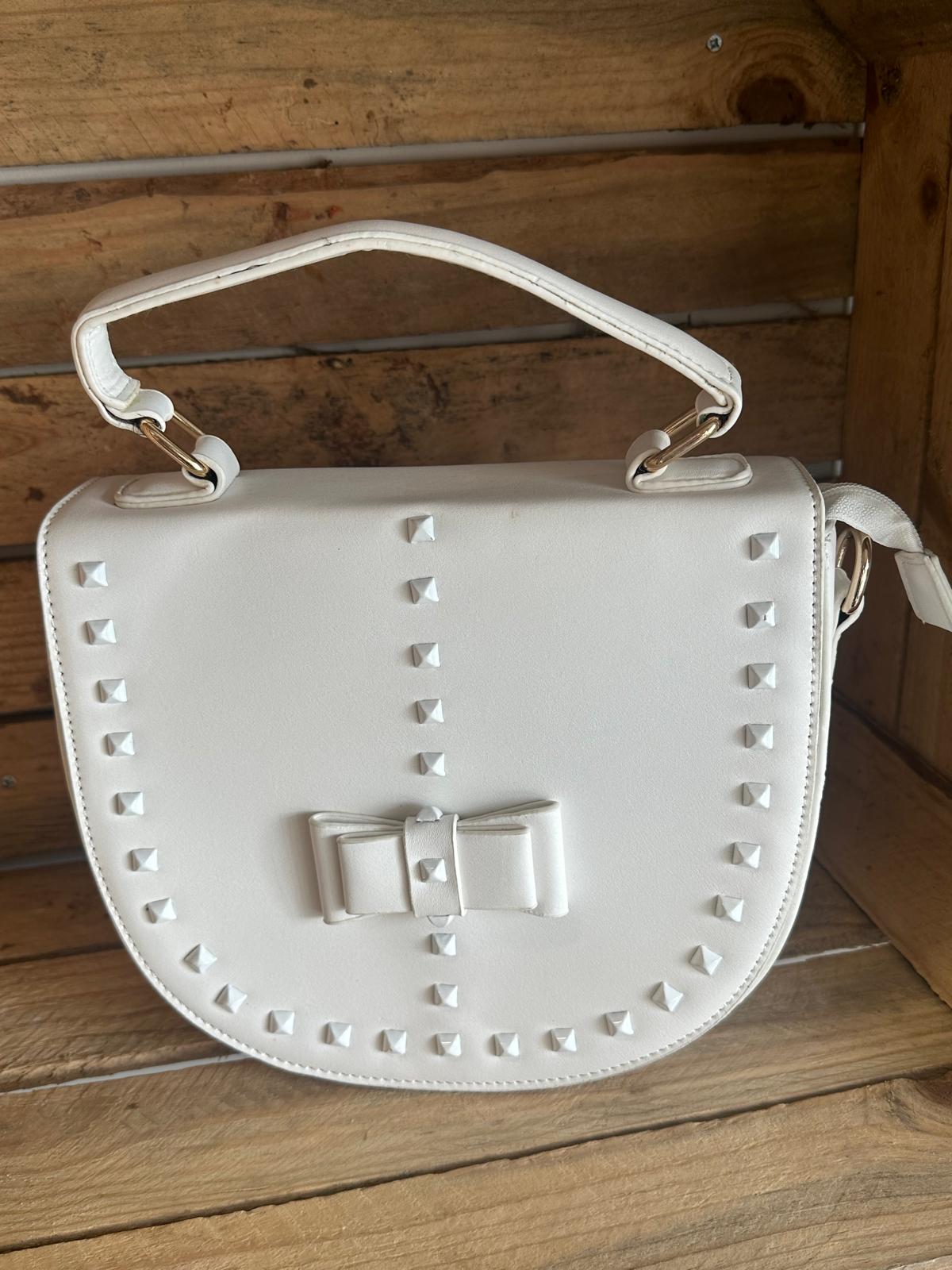 Studded Bag - White