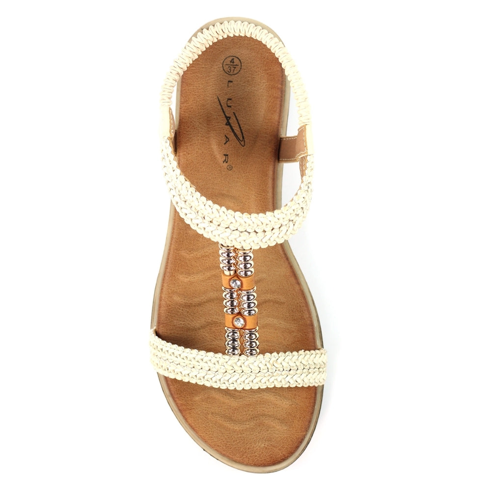 Lunar - Portofino White Sandal